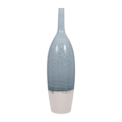 30 KASHION LARGE BLUE CERAMIC VASE