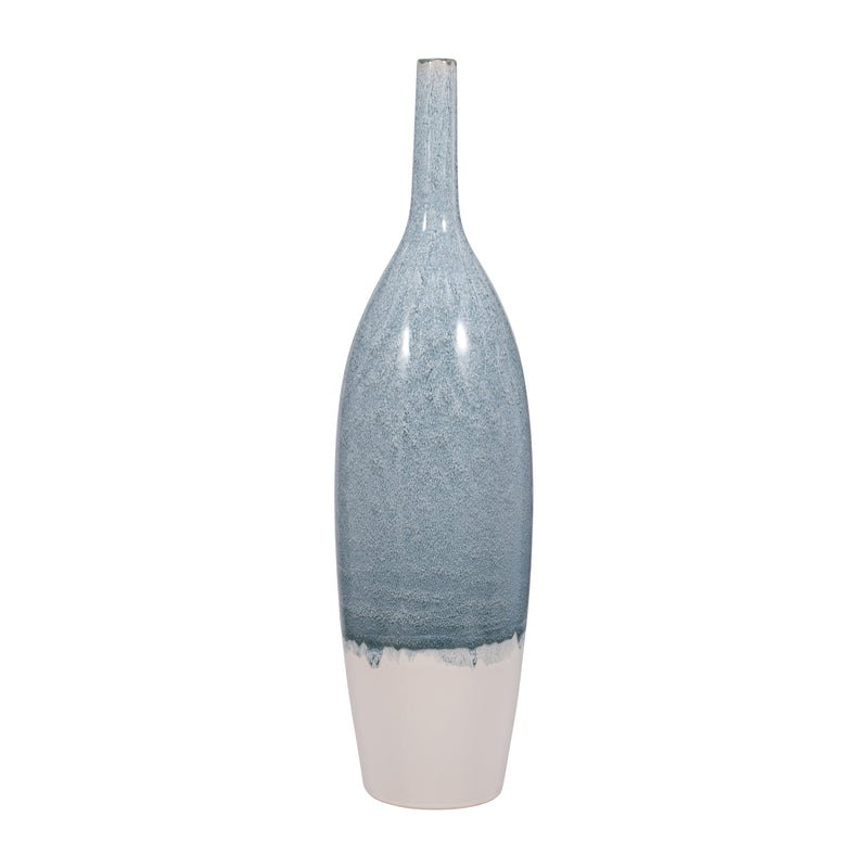 30 KASHION LARGE BLUE CERAMIC VASE