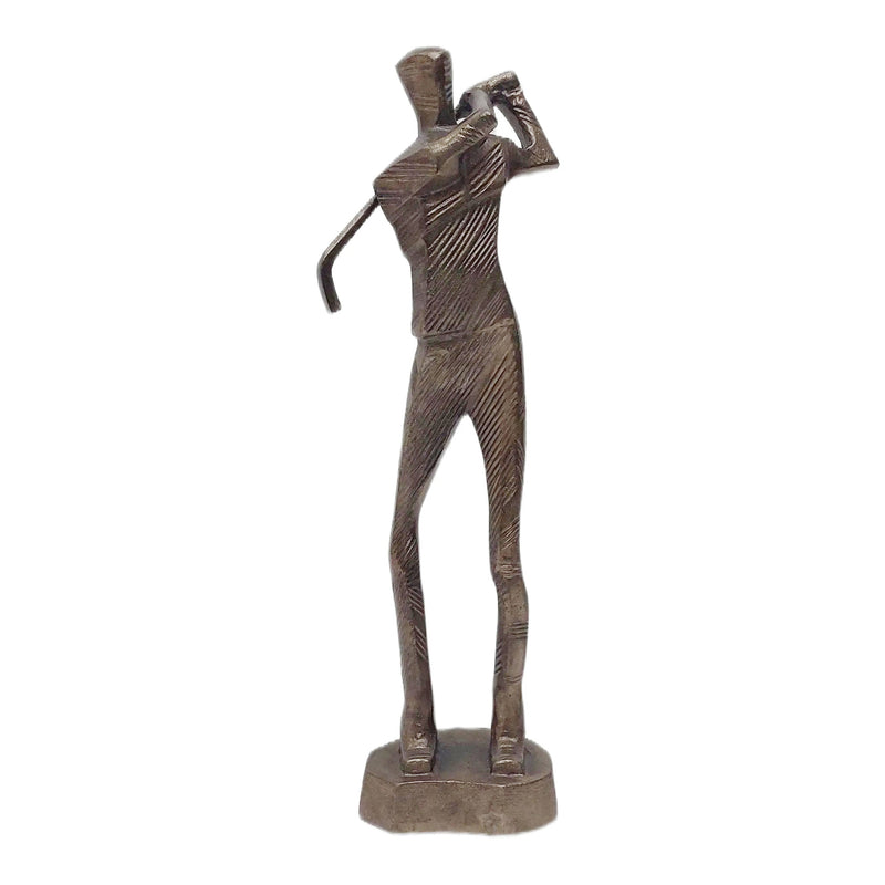 19x6 Golf Swing Sculpture, Bronze