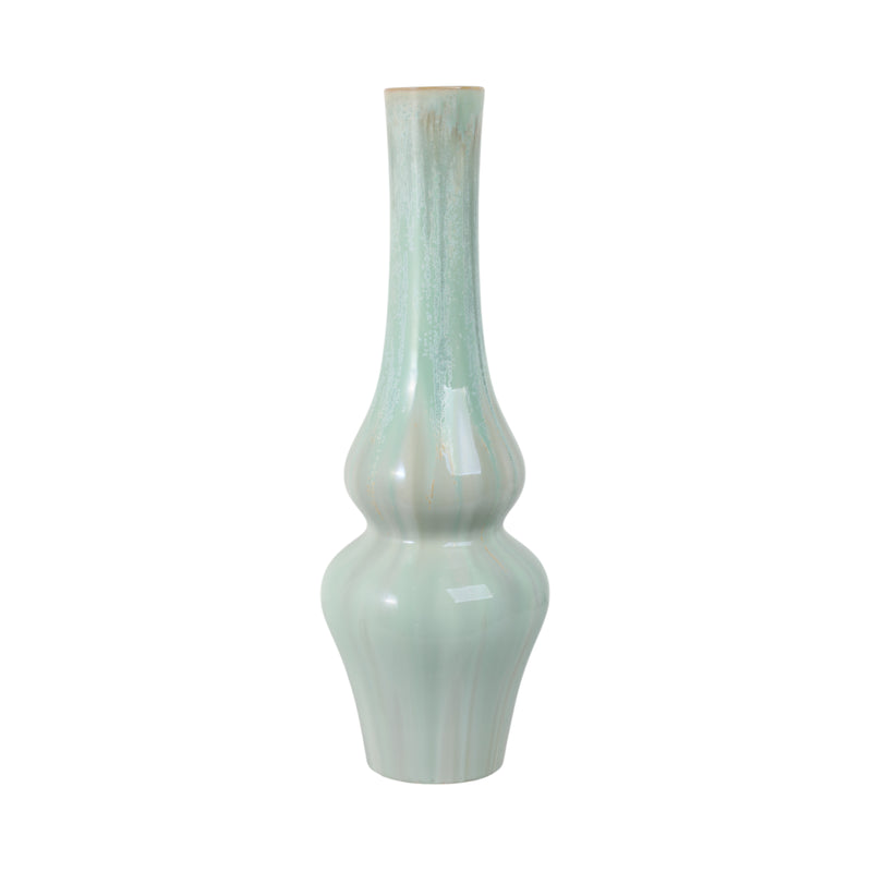 24 Everette Large Green Ceramic Vase