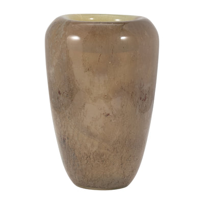 GLASS, 13 2-TONE VASE, NUDE