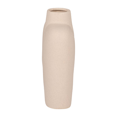 CER, 9 SQUARE SHAPE VASE, IVORY