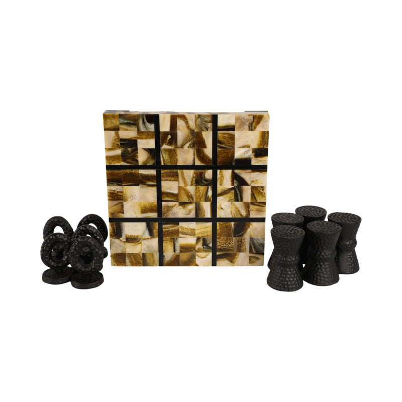 12x12 Allagash Horn Resin Tic Tac Toe Set