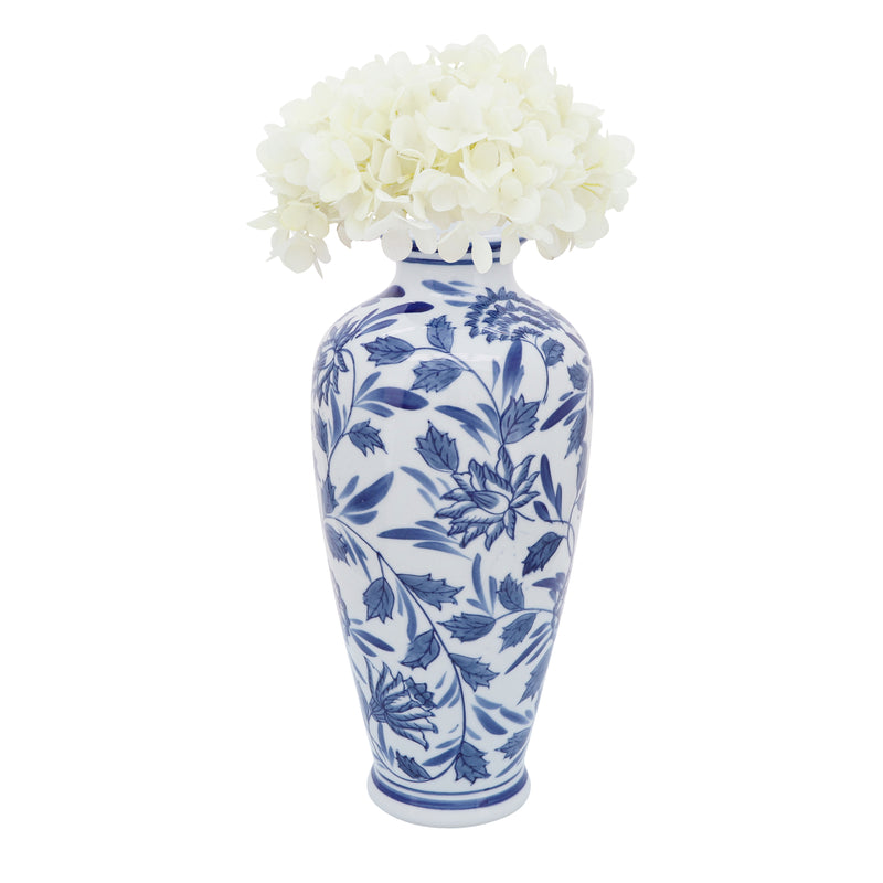 CER, 13H CHINOISERIE VASE, BLUE/WHITE