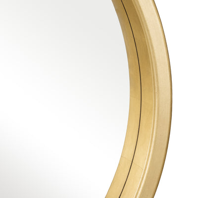 47X47,  GOLD CIRCLE MIRROR