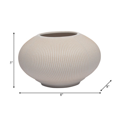 8 KITAMI MEDIUM VASE, IVORY