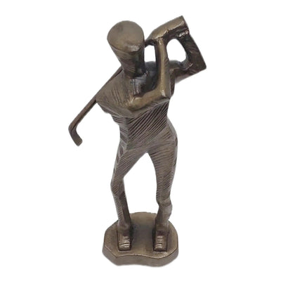 19x6 Golf Swing Sculpture, Bronze