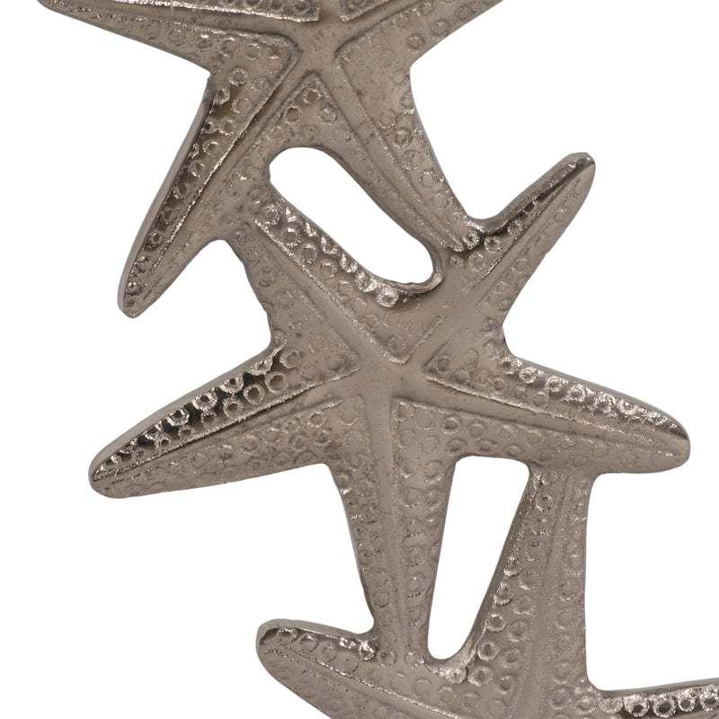 Metal/marble15d/25h,silver Starfish Sidetable Kd