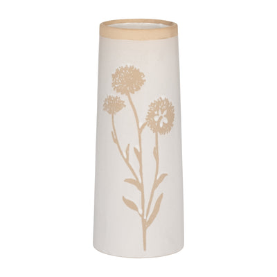 CER, 10 DANDELION VASE, IVORY