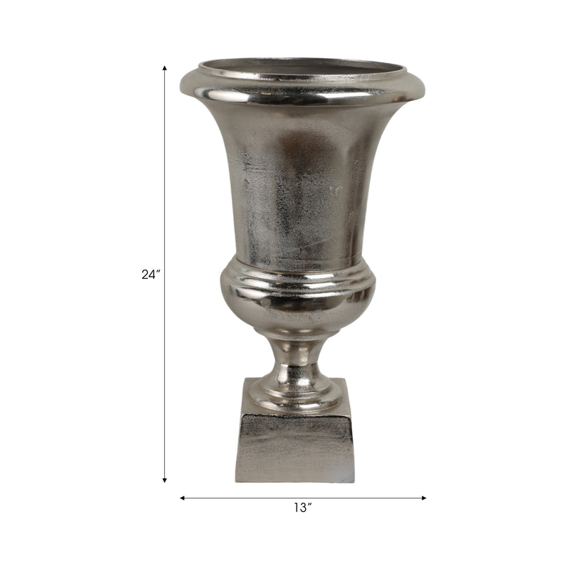 24 Kenosha Silver Aluminum Urn