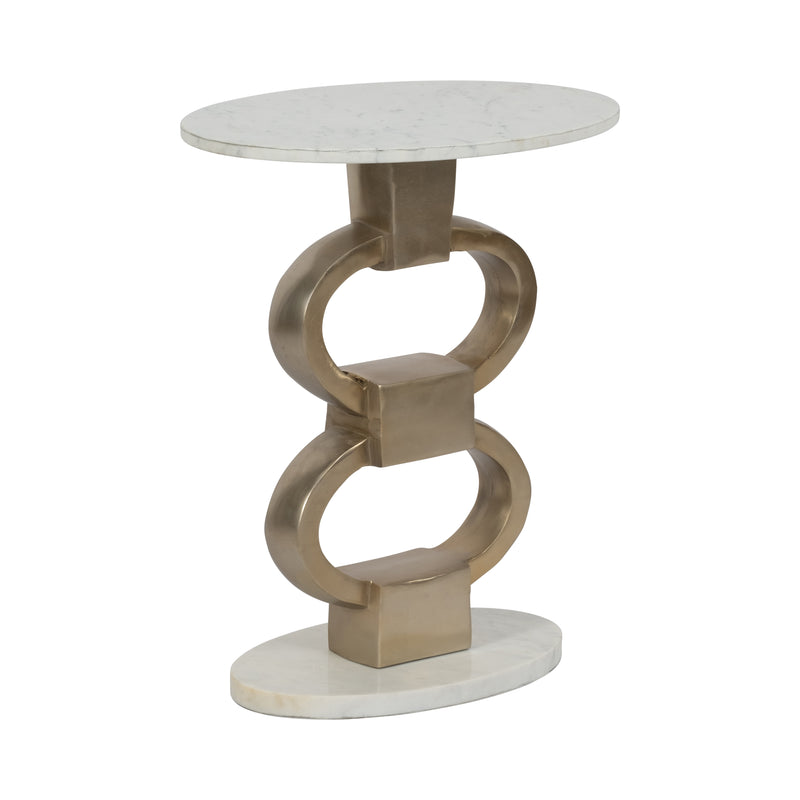 24 Dephine Gold Link Table