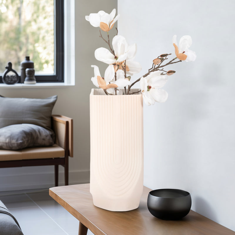 16 CORSICA 3D PRINTED VASE, ROSE SMOKE