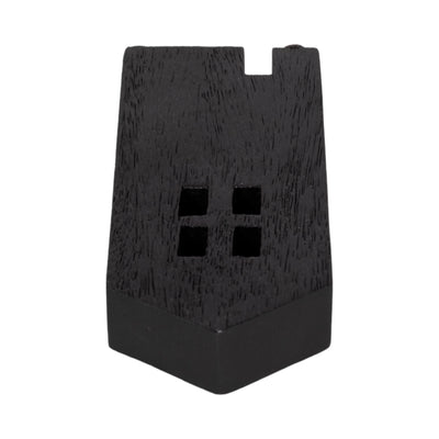 8 Wood House Decor, Black