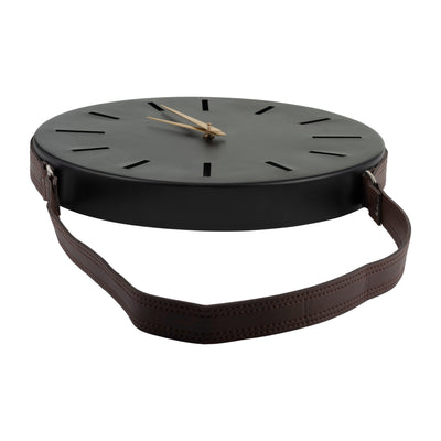 METAL, 14 WALL CLOCK, BLACK