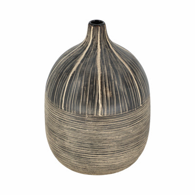 7H TRIBAL VASE, BROWN