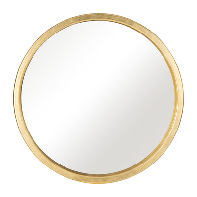 47X47,  GOLD CIRCLE MIRROR