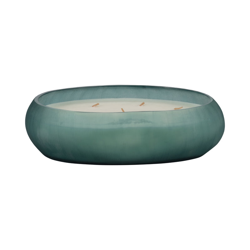 Glass, 11 54 Oz Bowl Candle, Blue