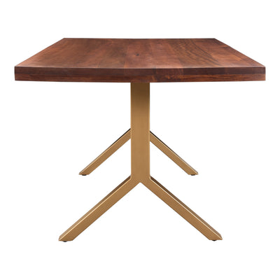 Trix Dining Table Walnut Brown