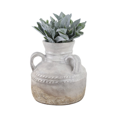 Terracotta, 12 Triple Handle Jug, Reactive Glaze