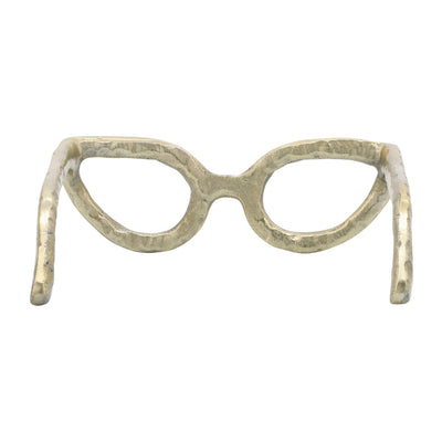 GOLD GLASSES SCULPTURE