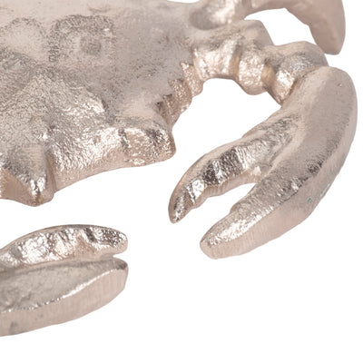 Metal, 7 Crab Deco Silver