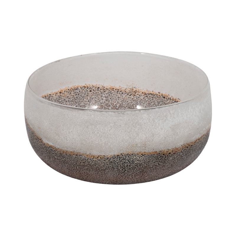 8 Ombre Bowl, White/grey