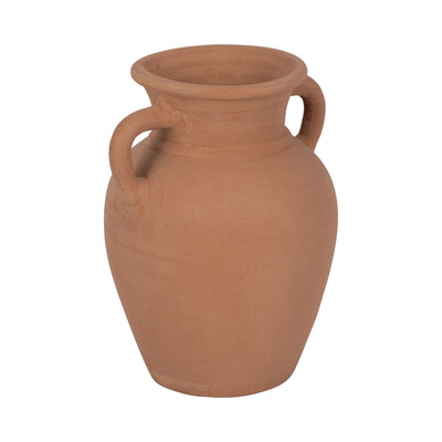 TERRACOTTA, 9 VASE WITH HANDLES, NATURAL