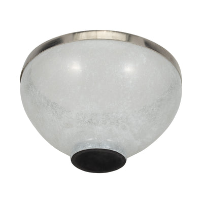 GLASS,10,BOWL W/RING DECO,WHITE