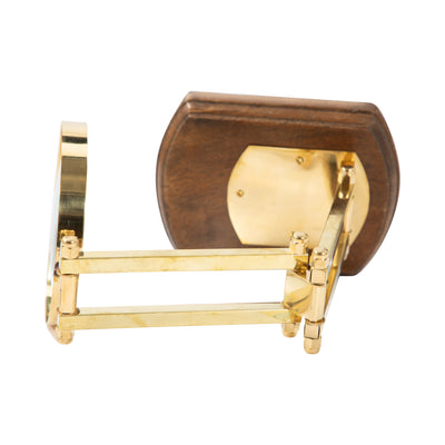 16 Kane Wood Base Magnifying Glass, Gold