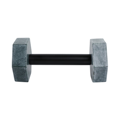 8x4 Marble Dumbbell, Green/black