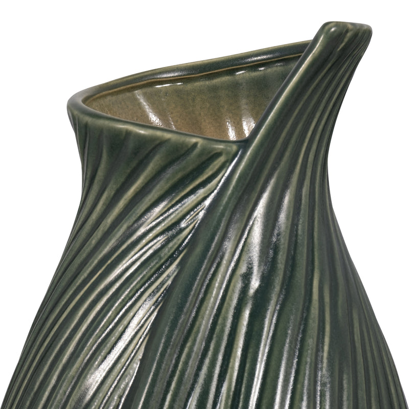 Rubpert Large Green Floor Vase