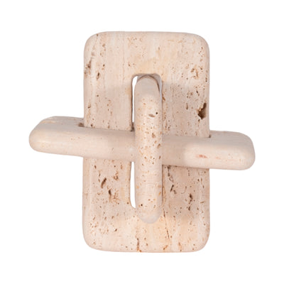 7 Travertine Squared Knot, Tan