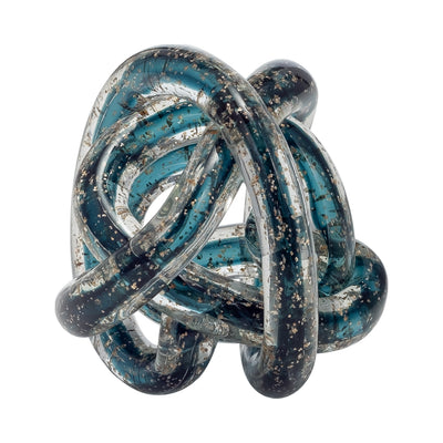 GLASS, 4 KNOT BLUE