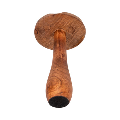 10 Wood Mushroom With White Dots, Brown