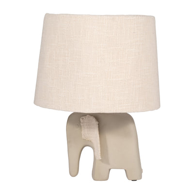 18 Ecomix Elephant Lamp, Beige