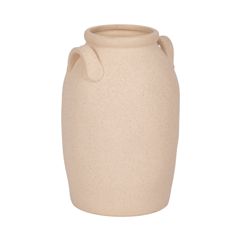 8 Textured Jug With Handles, Sand