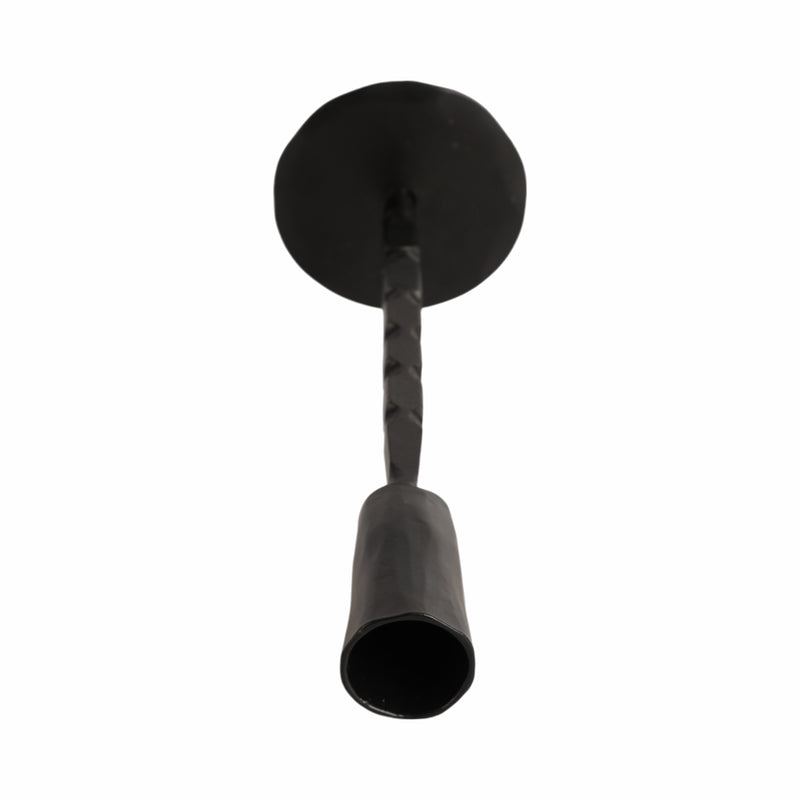 9x3 Forged Cast Iron Taper Holder, Matte Black