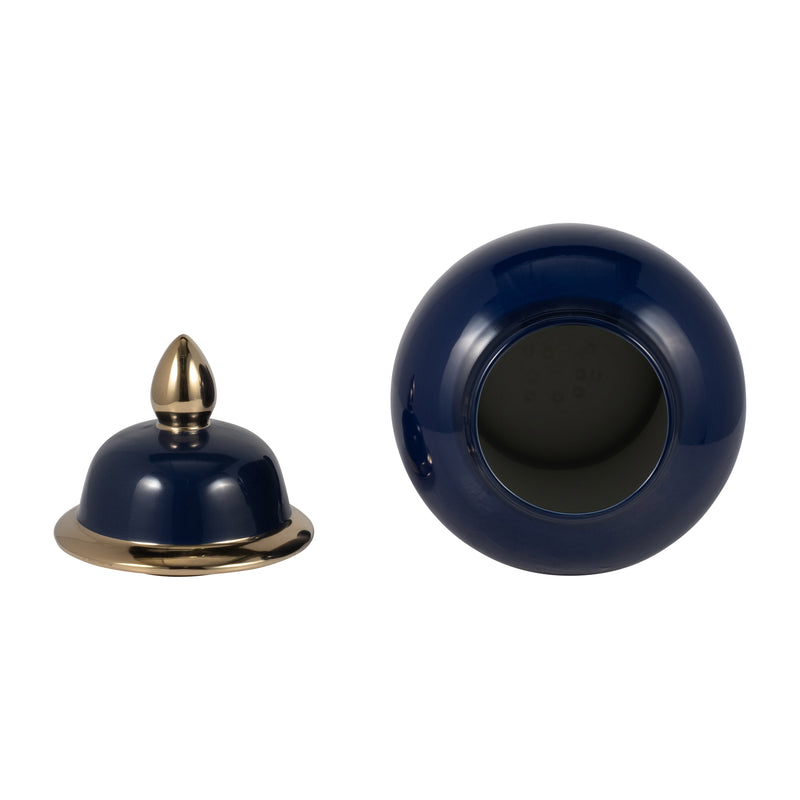 CER, 18 TEMPLE JAR, NAVY/GOLD