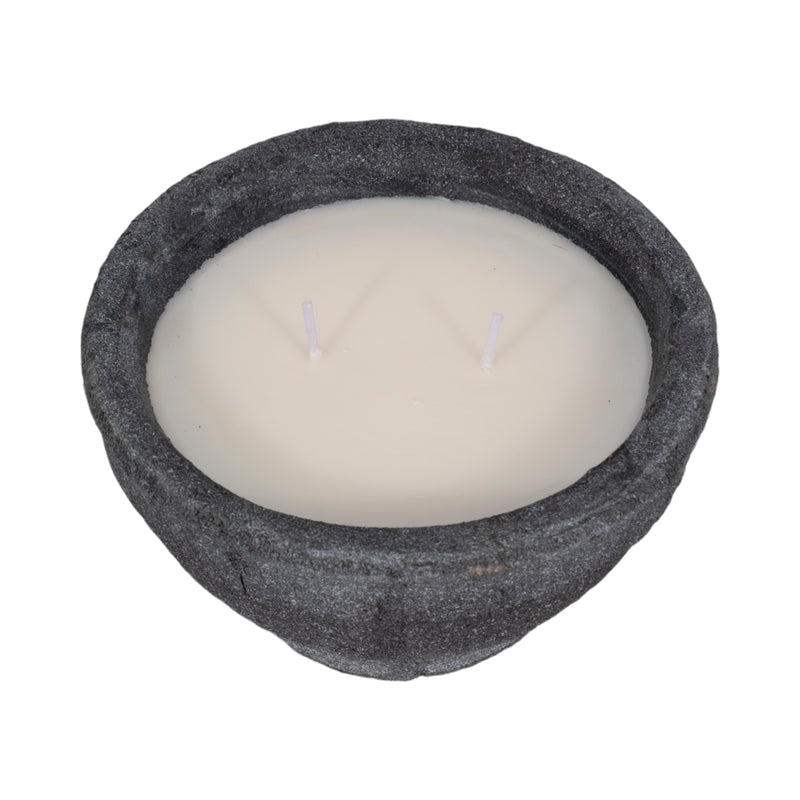 6 14 Oz Wood Sage & Sea Salt Bowl Candle, Black