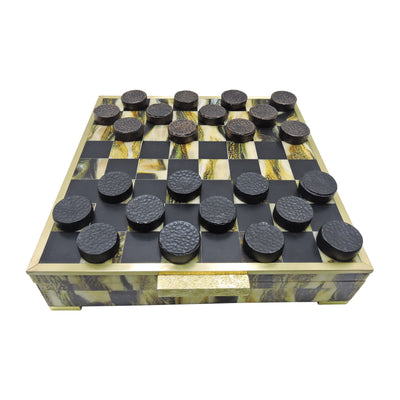 15x15 Allagash Horn Resin Checker Box Set