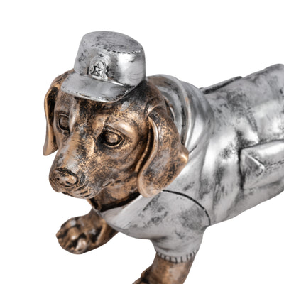 S/3 10 Cool Dogs Decor, Gold