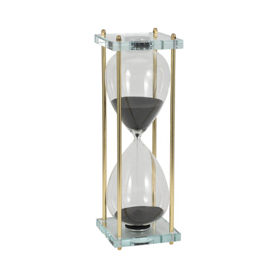 18 Reynolds Small Black & Gold Hourglass