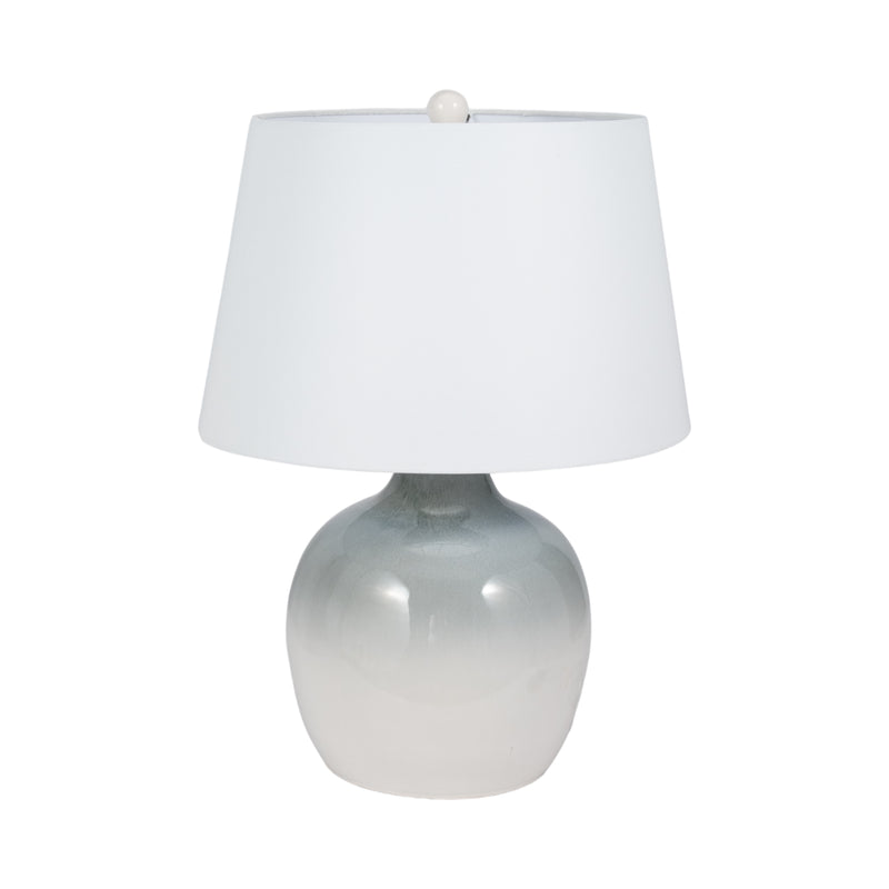 27 Reactive Finish Table Lamp, Blue/white