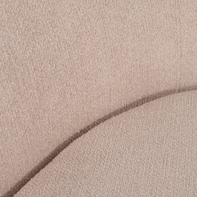 118 Raf Chaise Sofa, Blush 2 Bx