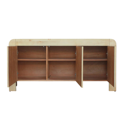 60 Burl Wood Sideboard, Natural