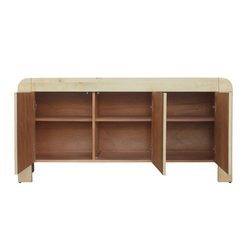 60 Burl Wood Sideboard, Natural