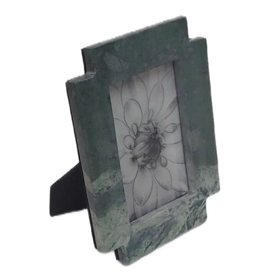 4x6 Cut Corners Marble Photo Frame, Green