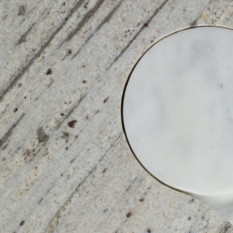 24 Cassiope Granite And Marble Accent Table