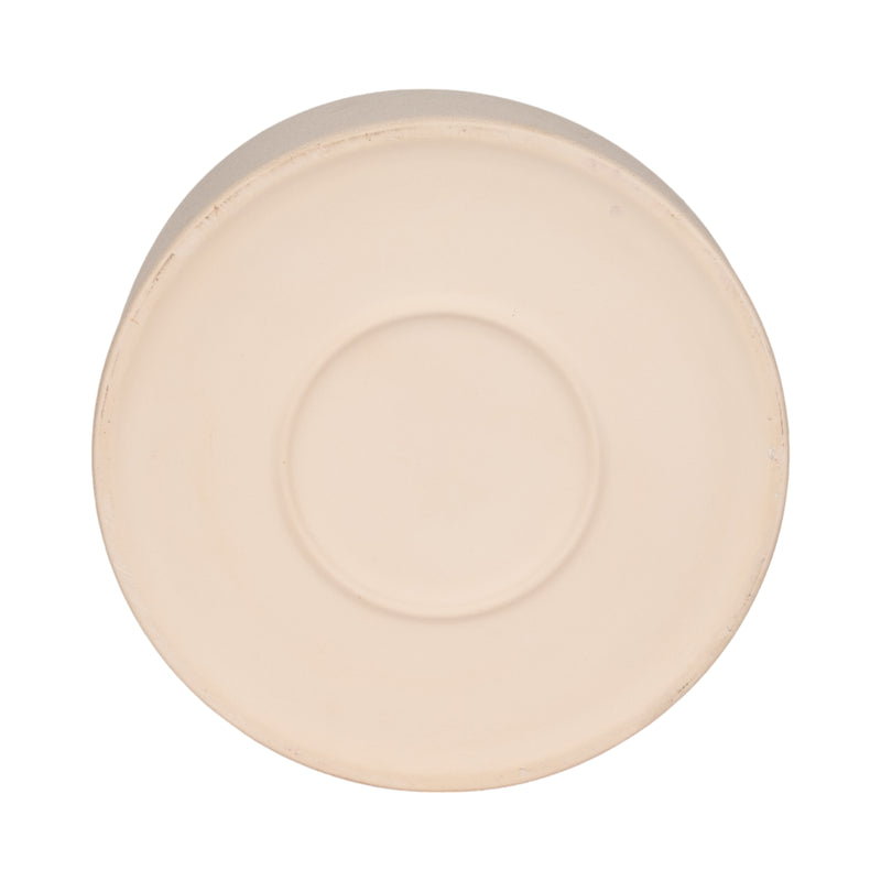 13 Sandy Round Bowl Planter, Ivory