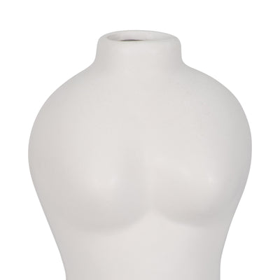 DOL, 12H TORSO VASE, WHITE